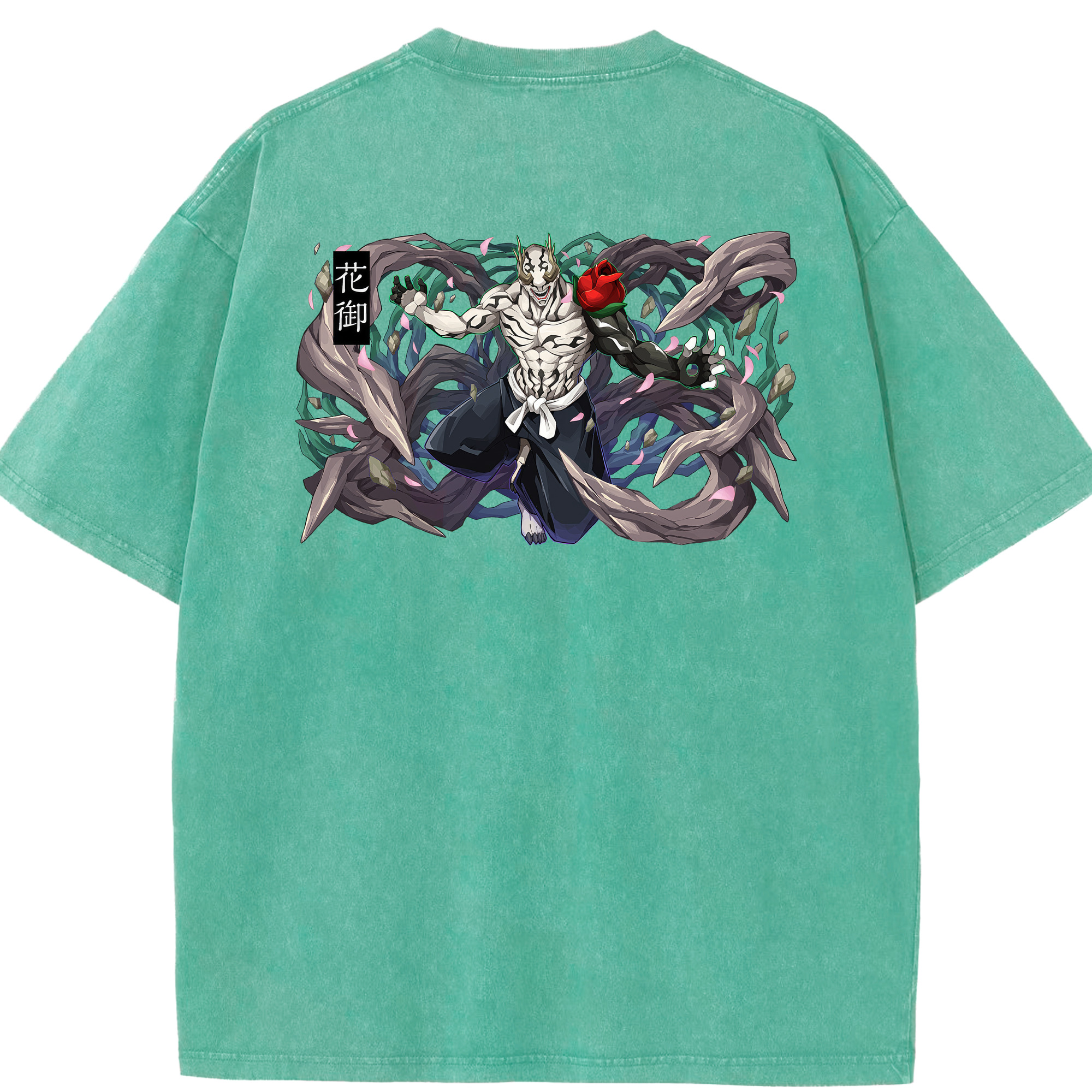 （画像用） 呪術廻戦 Jujutsu Kaisen 綿100% ヴィンテージ風 半袖Tシャツ（背面プリント）
